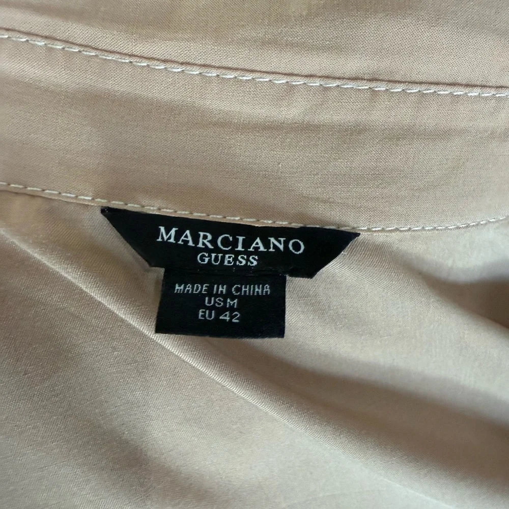 ✨ NWT Marciano by Guess Blush Shirt Dress - Size M✨ - Picture 14 of 16